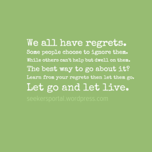 Let Go and Let Live