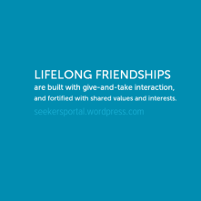 Lifelong Friendships