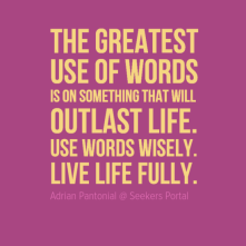 Use Words Wisely